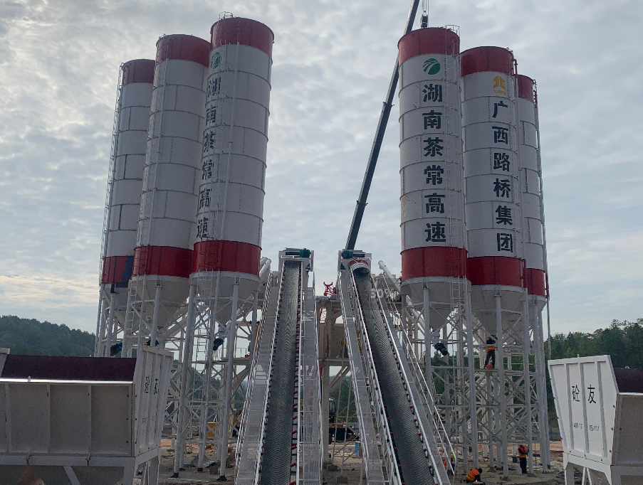砼友智能物料世界杯官方入口·(中国)官方网站全程助力茶常高速建设